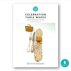 INSTRUCTIONS: Celebration Table Makes: DIGITAL DOWNLOAD