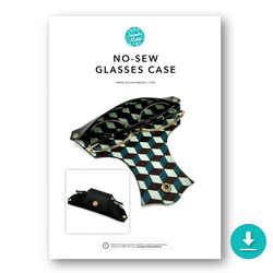 INSTRUCTIONS: No-Sew Glasses Case: DIGITAL DOWNLOAD