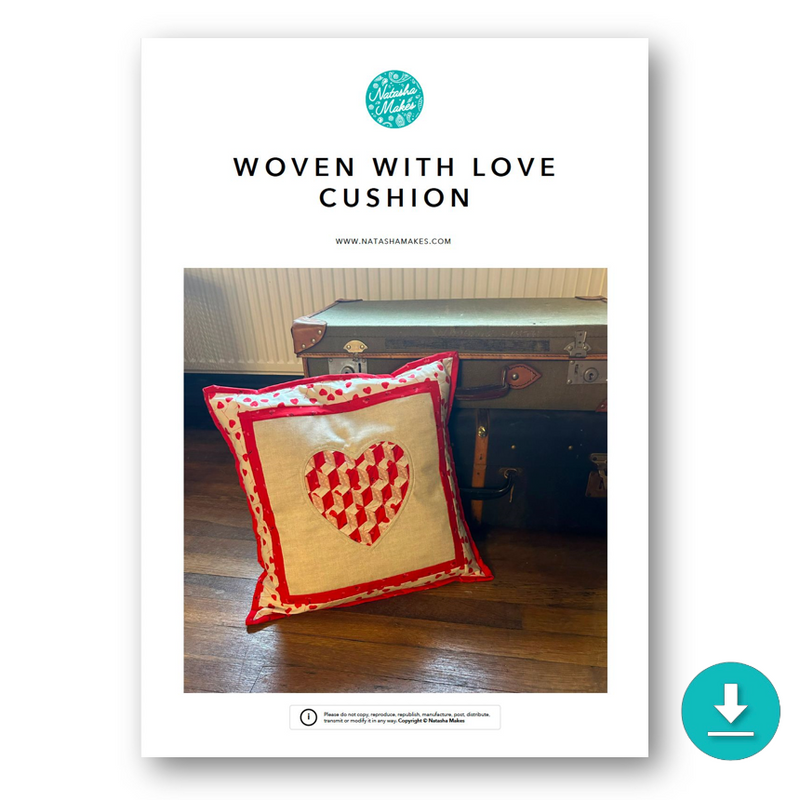 INSTRUCTIONS: Woven With Love Cushion: DIGITAL DOWNLOAD