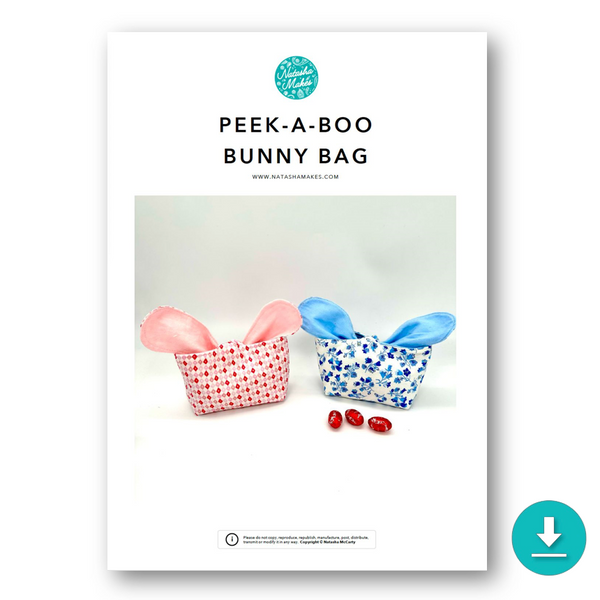 INSTRUCTIONS: Peek-A-Boo Bunny Bag: DIGITAL DOWNLOAD