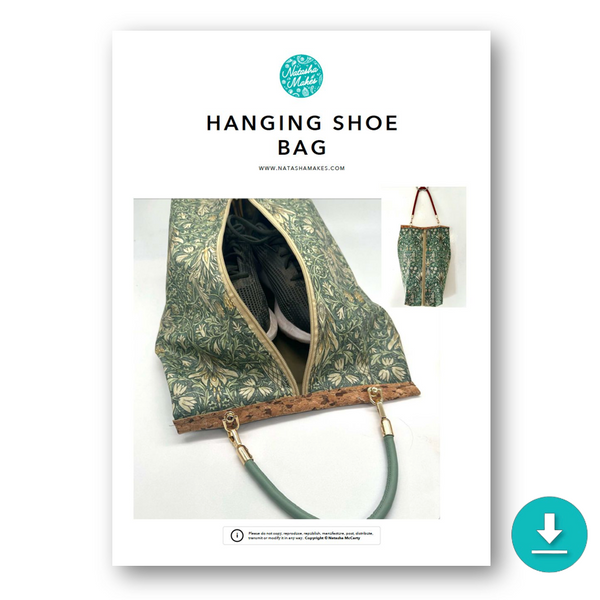 INSTRUCTIONS: Hanging Shoe Bag: DIGITAL DOWNLOAD