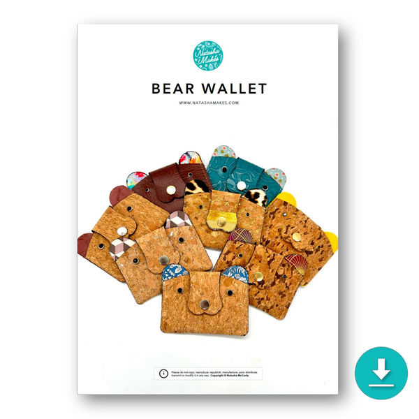 INSTRUCTIONS: Bear Wallet: DIGITAL DOWNLOAD