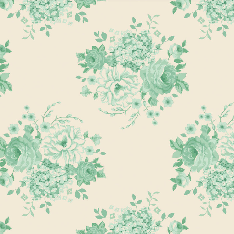 Tilda | Sunday Brunch Collection: 100584 'Mia' Teal: by the ½m