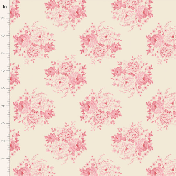 Tilda | Sunday Brunch Collection: 100594 'Mia' Pink: by the ½m