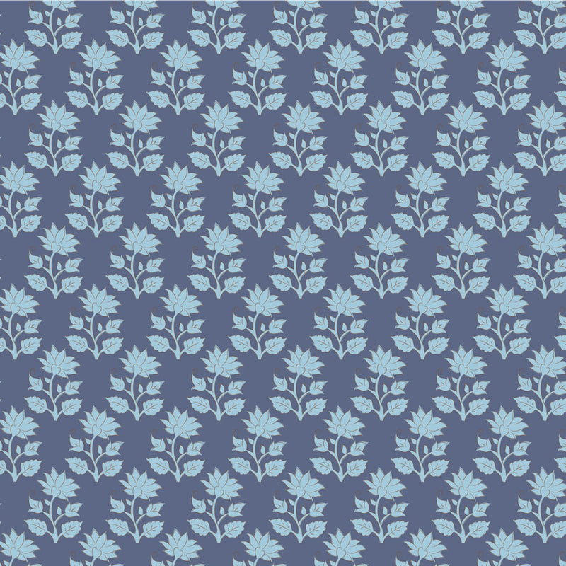 Tilda | Sanctuary Collection: 110109 'Mira' Blue: by the ½m