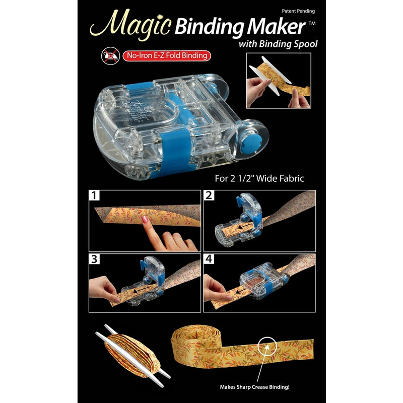 Taylor Seville: Magic Binding Maker TS220269 for 2 ½ inch wide fabric