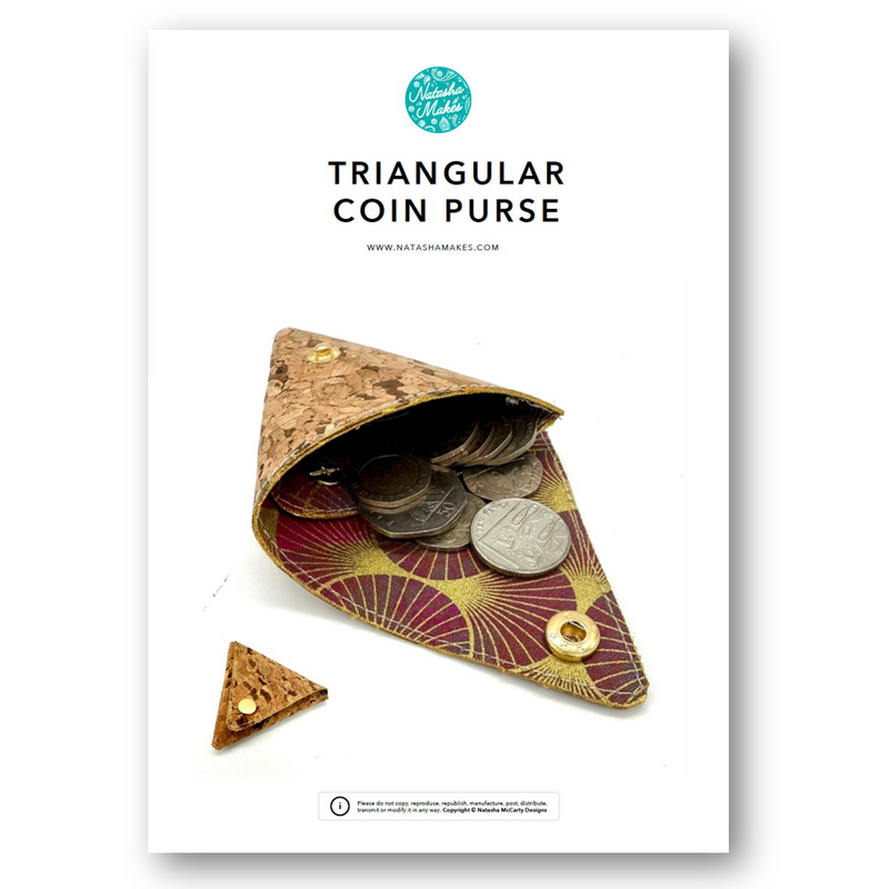 INSTRUCTIONS: Triangular Coin Purse: PRINTED VERSION