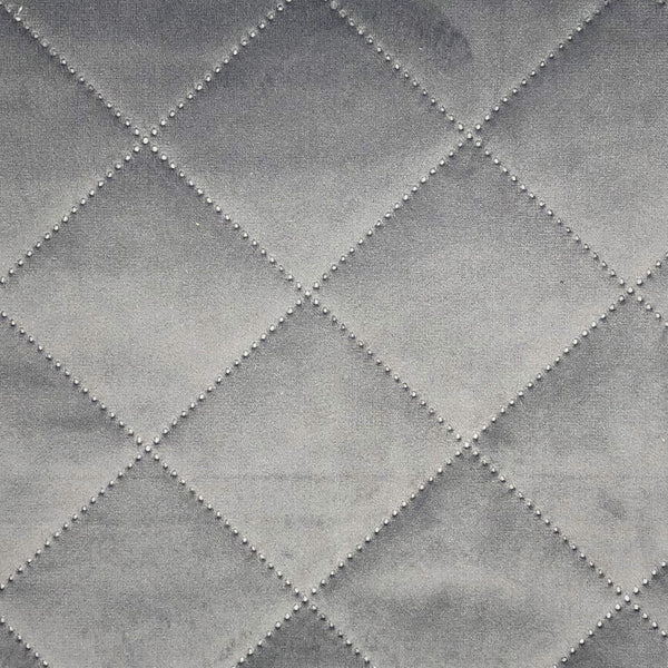 Chatham Glyn | Crafty Velvets 'Quilted Plain' QCVP010 Graphite: by the ½m