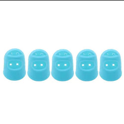 Multifunctional Hollowed Out Silicone Thimbles: Blue