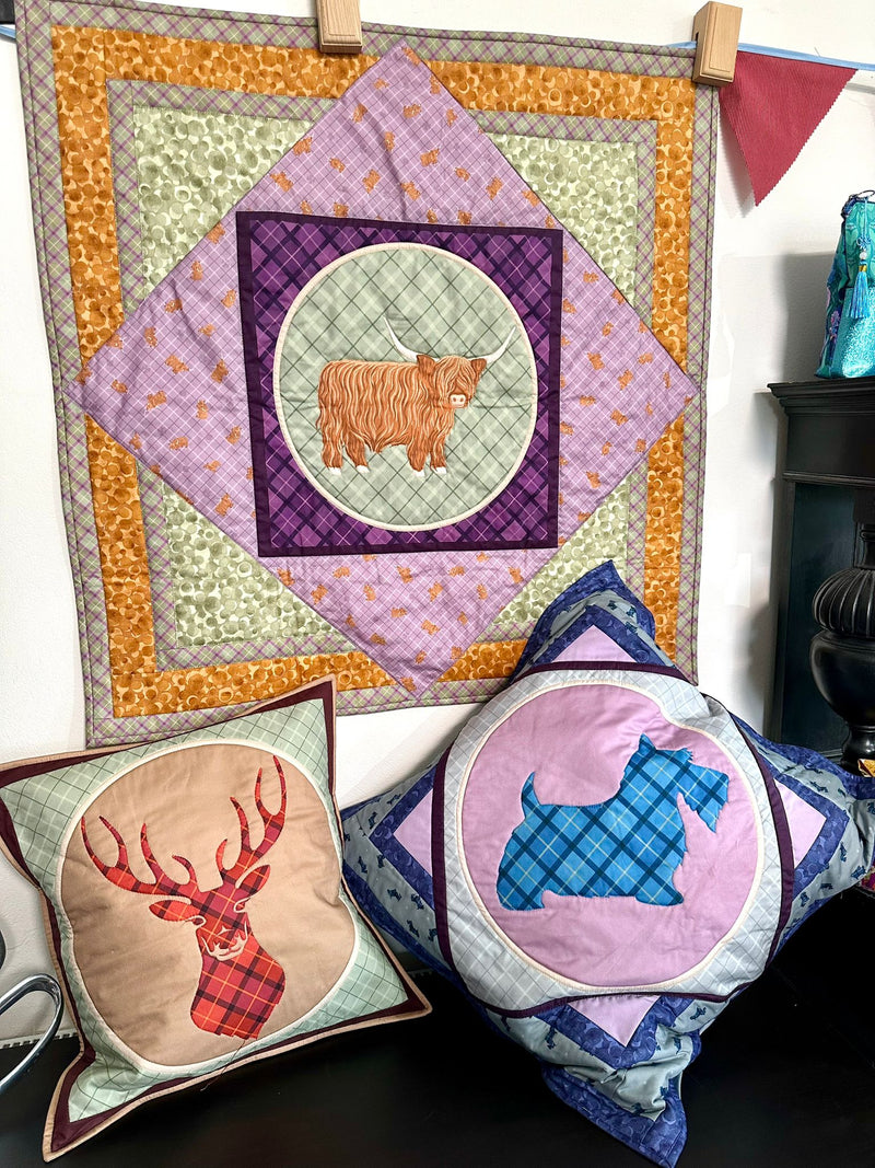 INSTRUCTIONS: Making Cushions or a Quilt using a Square Panel: PRINTED VERSION