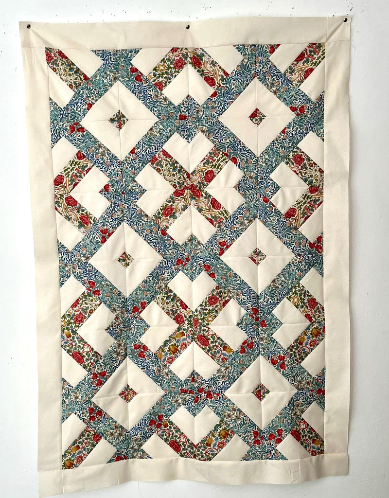 INSTRUCTIONS: Rose Bower Quilt Pattern: DIGITAL DOWNLOAD