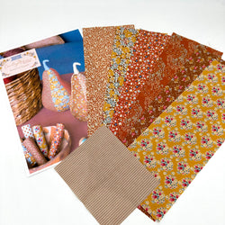 FABRIC + FREE Instructions: Tilda | BUTTERNUT SQUASH (fabrics may vary)