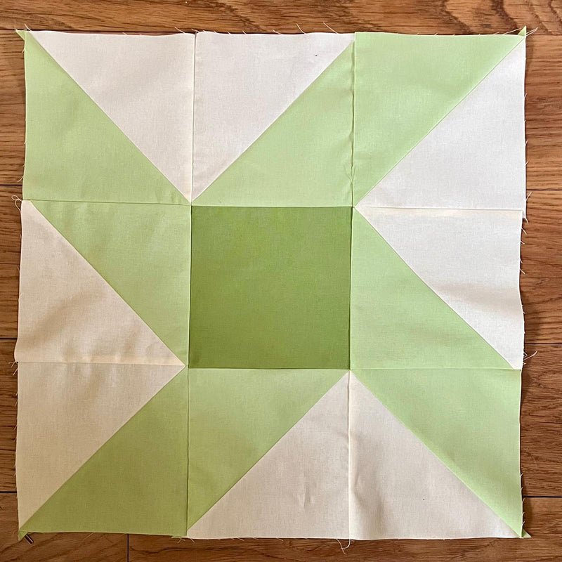 KIT with Instructions: Quilting with Jane 'Sampler Quilt' | BLOCK 3 - Eccentric Star