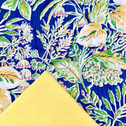 Half Metre Heaven: Dena Designs | Marquesas 'Paradis' PWDF261 NAVY with Buttercup