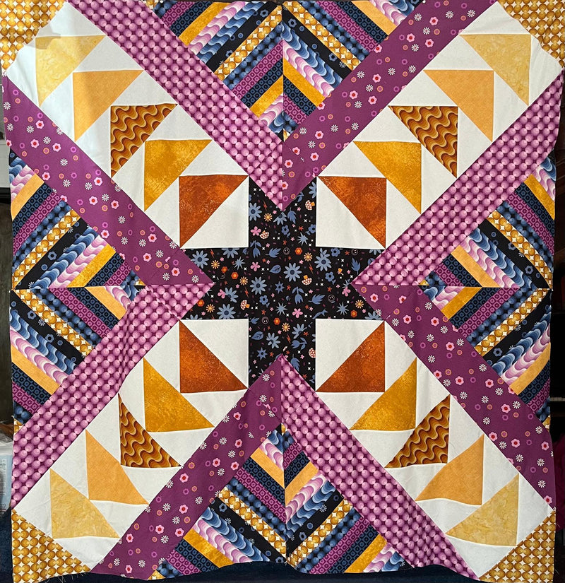 INSTRUCTIONS: Flying Star Quilt Pattern: DIGITAL DOWNLOAD