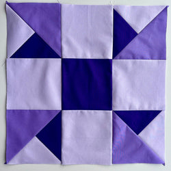 KIT with Instructions: Quilting with Jane 'Sampler Quilt' | BLOCK 4 - Spinning Churn Dash