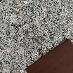 Premium Half Metre Heaven: Robert Kaufman Fabrics | Snowy Brook 'Pine Cones' SRKM-21581-160 TAUPE with Chocolate CTO