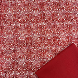 Half Metre Heaven: The Original Morris & Co | The Cotswold Holiday Collection 'Mini Bluebell' PWWM092 Red with Terracotta