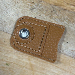 ACCESSORY: Premium Leather Thimble / Reusable Finger Protector: 1 Thimble: Tan / Light Brown