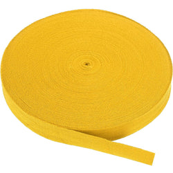 TRIM: Cotton Twill Herringbone Tape: 20mm (¾") Wide: GOLDEN YELLOW: by the METRE