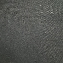 WAXED COTTON: DRY WAX 'TIN CLOTH' COTTON CANVAS: Black: PRECUT 1 METRE