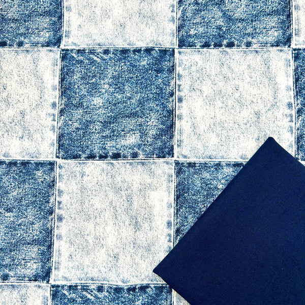 Half Metre Heaven: Sevenberry 'Patchwork Denim' with Navy