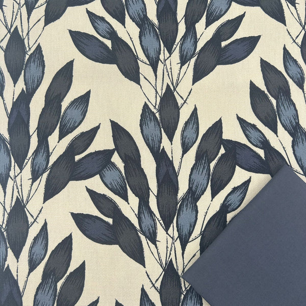 Half Metre Heaven: Amy Sinibaldi for Art Gallery Fabrics | Haven 'Brushed Leaves' Gris HAV26400 with Dark Grey