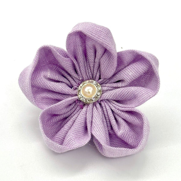 INSTRUCTIONS: Simple Fabric Flower: DIGITAL DOWNLOAD