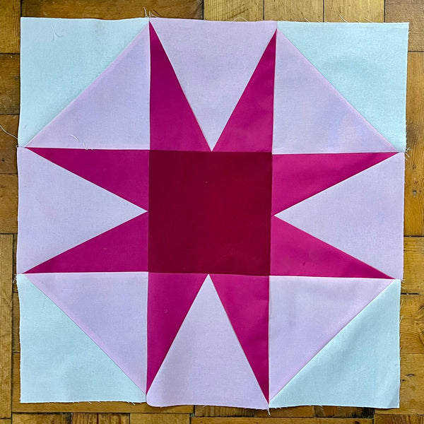 KIT with Instructions: Quilting with Jane 'Sampler Quilt' | BLOCK 8 - Eight Pointed Star