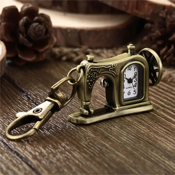 ACCESSORY: Sewing Machine Clock Keyring