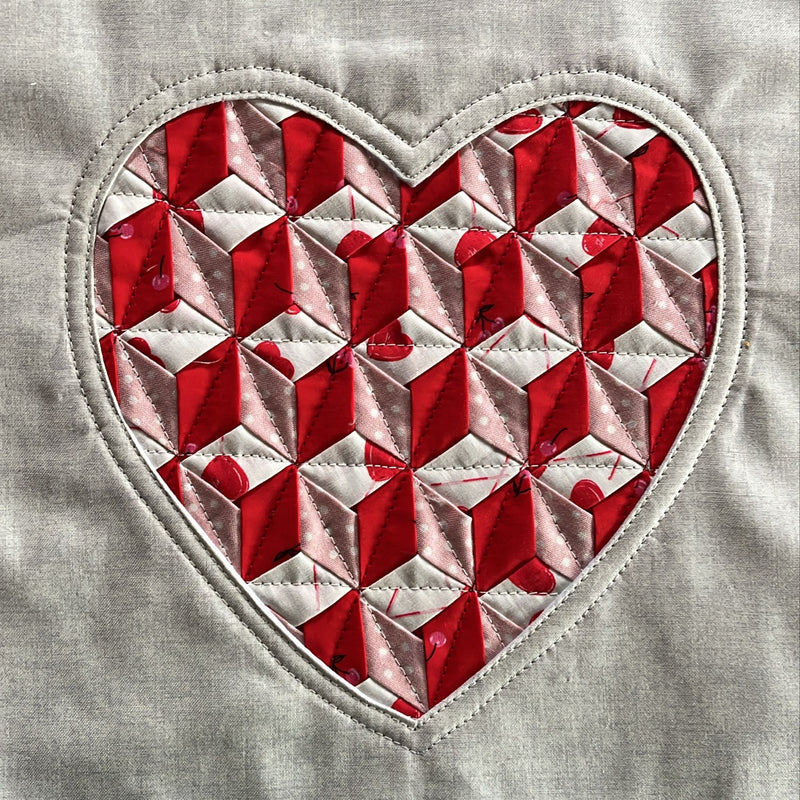 FABRIC KIT: Woven With Love Cushion: Kit 1  - AGF Studio for Art Gallery Fabrics 'Love Struck' option