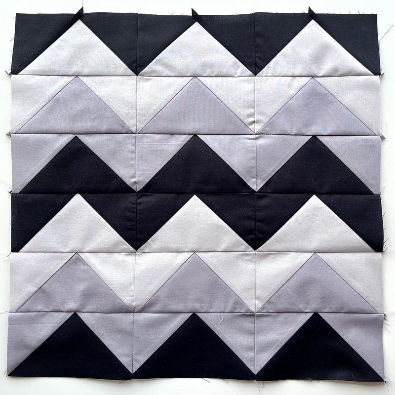 KIT with Instructions: Quilting with Jane 'Sampler Quilt' | BLOCK 9 - Chevron Strip