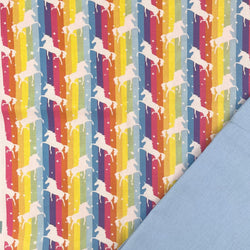 Half Metre Heaven: Chatham Glyn 'Rainbow Unicorns' CC283 with Candy Blue