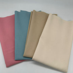 FABRIC BUNDLE: 4 x 1/2m 100% Cotton Plains to compliment Tilda Sunday Brunch: Blush, Duckegg, Beige, Cream