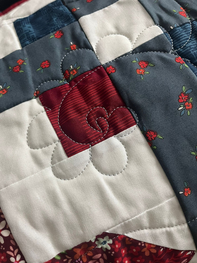 INSTRUCTIONS: Schoolhouse Tile Quilt: PRINTED VERSION