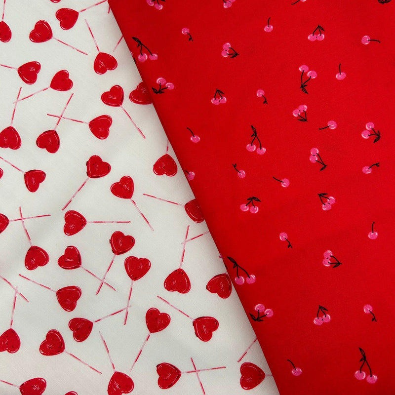 DESIGNER DUO: 2 x 1/2m: AGF Studio | Love Struck 'Sweet On You' LOV14001 + 'Cherry-ish You' LOV14011