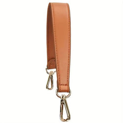 HARDWARE: ONE 36cm Faux Leather Bag Strap with Lobster Clasp Attachment: Light Brown (Tan)