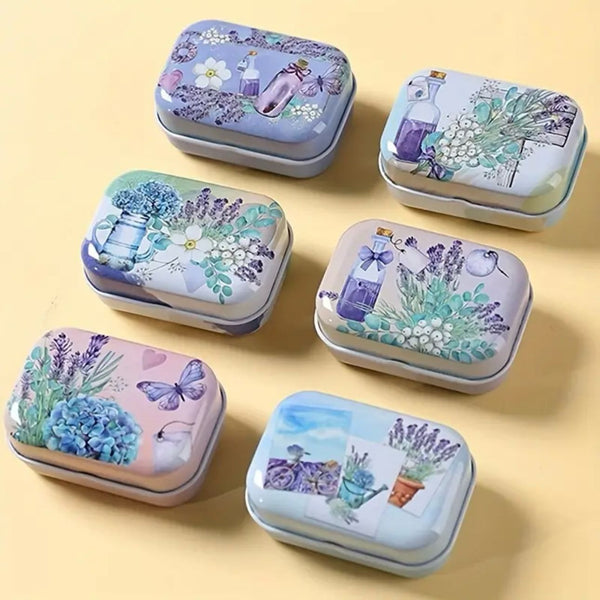 ACCESSORY: 10 Mini Quilters Clips in a Pretty Tin - Design will Vary