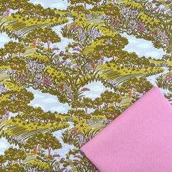 Half Metre Heaven: Liberty | Botanist's Walk 'Botanist's Sketch' Golden Hour 407C + Blush