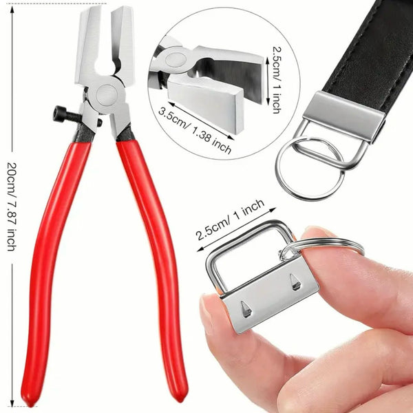 SPECIAL BUY: Key Fob Pliers + 20pcs 1" Keychain Hardware