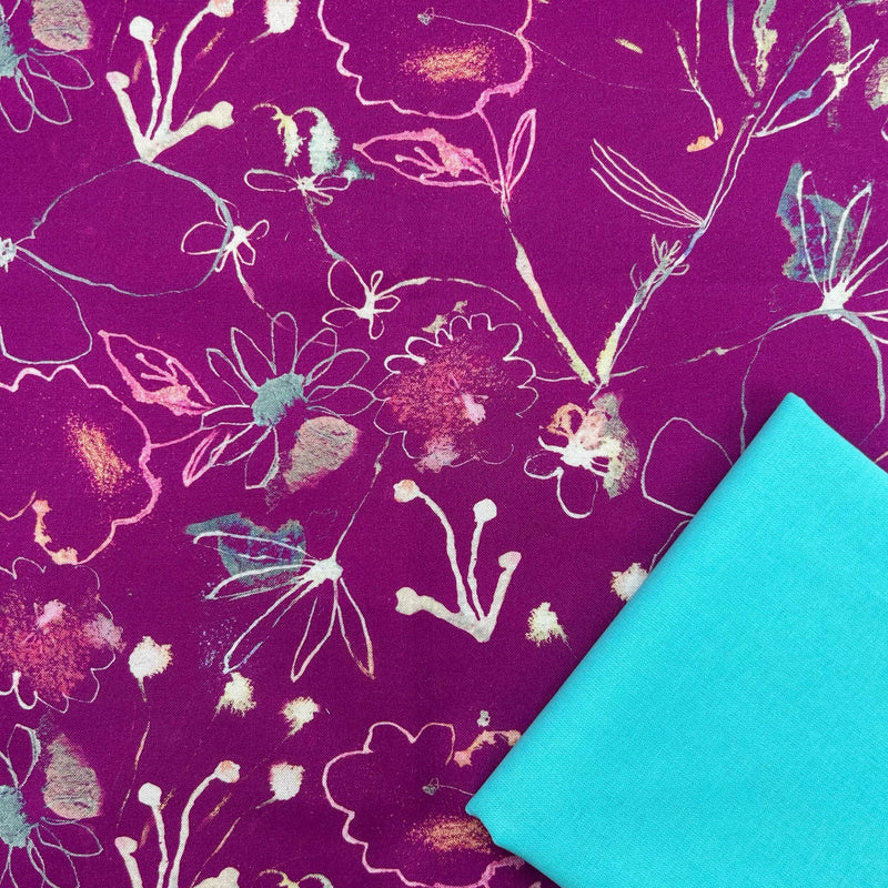 Half Metre Heaven: Carolyn Gavin | Sweet Somethings 'In Flight' PWCG018 MAGENTA + Aqua