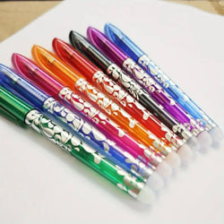 ACCESSORY: SET OF EIGHT Erasable Gel Ink Pens: Assorted Colours