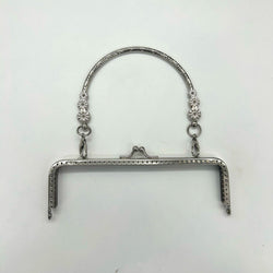 HARDWARE: 6" Frame with Handle in Nickel Silver colour