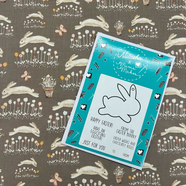 PERFECT PAIRING: FQ Dawn Rosengren 'Hopping Bunnies' Light Brown + Bunny Tag Stamp Set