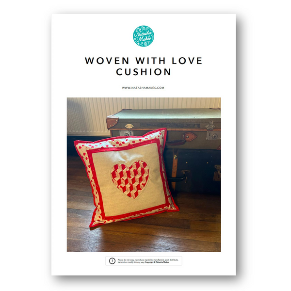 INSTRUCTIONS: Woven With Love Cushion: PRINTED VERSION