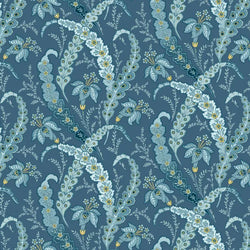 Edyta Sitar for Andover Fabrics | Beach House 'Ribbon Grass' in Blue 2/1164 B: by the 1/2m