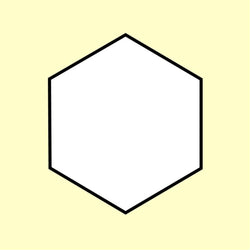 Hexiform: Hexagons: 4" (102mm) for EPP x 5 - Delayed Despatch