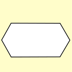 Hexiform: EXTENDED Hexagons: 1" (25mm) for EPP x 60