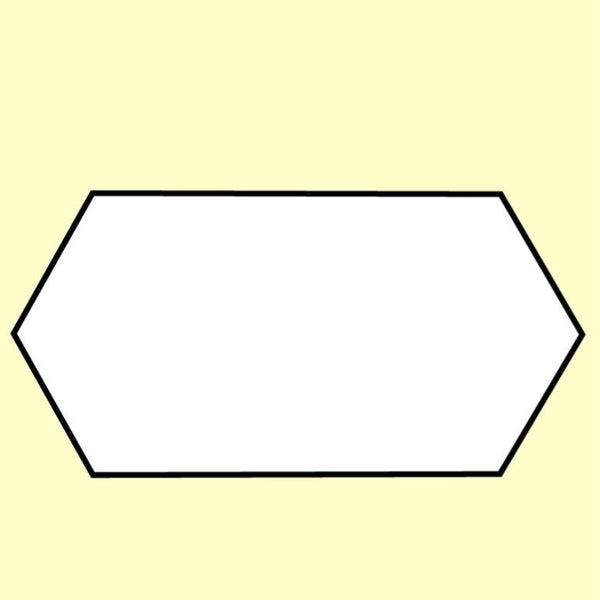 Hexiform: EXTENDED Hexagons: 1" (25mm) for EPP x 60