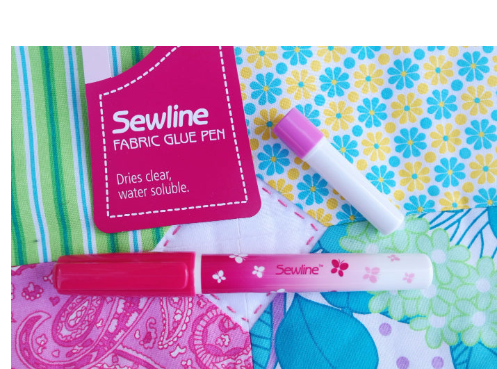 Sewline Water Soluble Glue Refill Assorted Colors 6 Pack